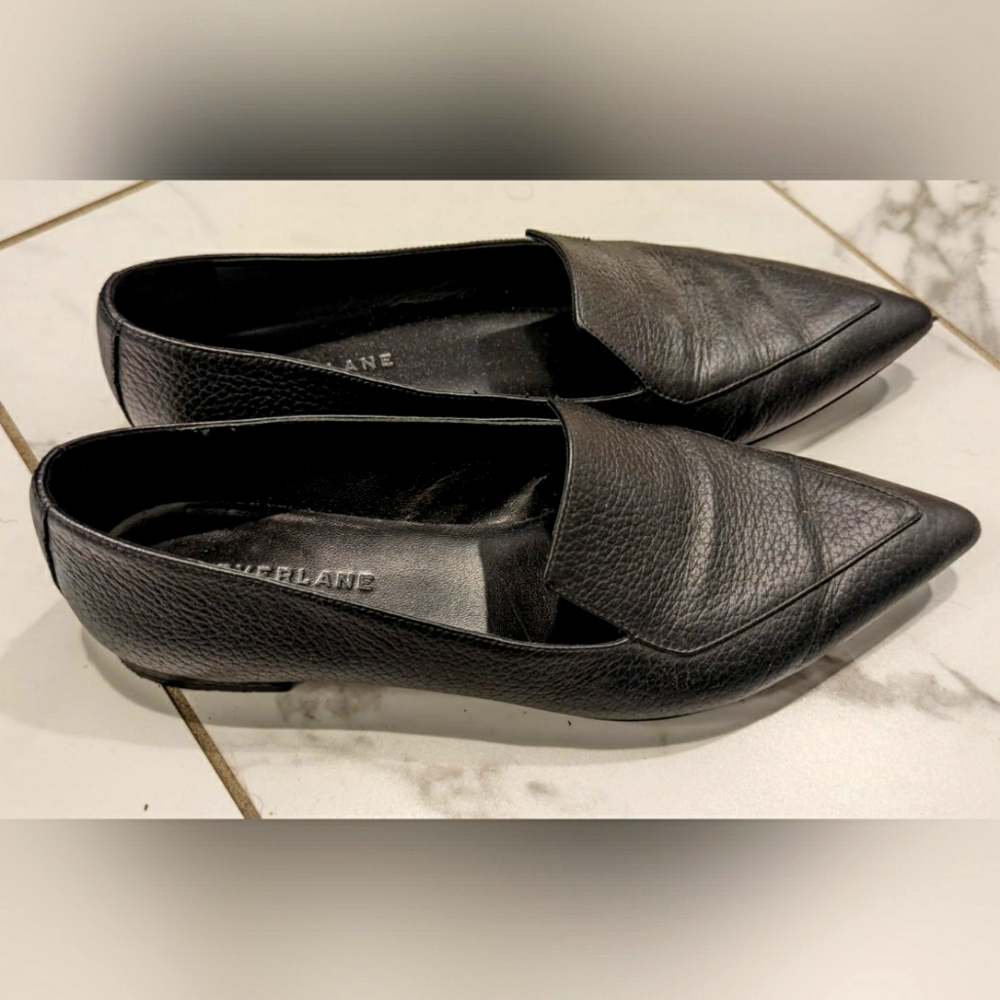 Everlane pointy toe flats, size 7.5